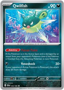 Pokemon Singles Instock: Qwilfish (052/086) [Mega Evolution: Chaos Rising]