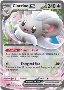 Pokemon Singles Instock: Cinccino ex (073/086) [Mega Evolution: Chaos Rising]