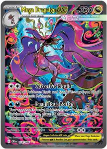 Pokemon Singles Instock: Mega Dragalge ex (118/086) [Mega Evolution: Chaos Rising]