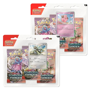 Temporal Forces 3x Booster Pack Blister Set with Cleffa & Cyclizar Promo TCG NZ