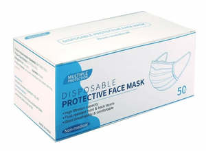 Disposable Face Masks - Box of 50
