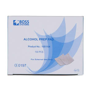 Alcohol Swabs 70% Isopropyl (100 Dual-Fold Swabs)