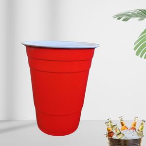 16oz PET drinking cup red x 500pcs