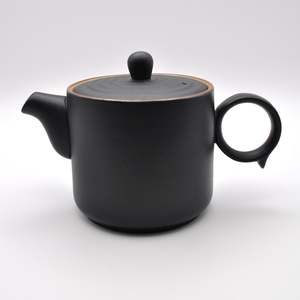 Teaware: Black Ceramic Teapot Set