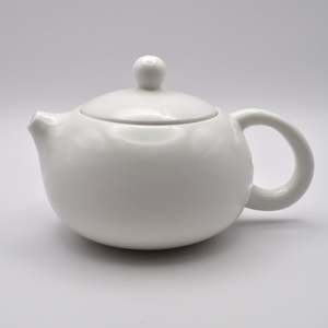 Teaware: White Ceramic Teapot Set
