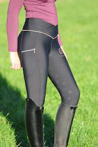 Clothing: Maya Ultra High Pleated leggings Adult Black