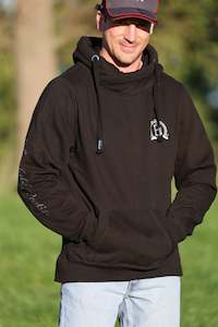 Hoodies: Unisex Prestige Black and Silver Hoodie