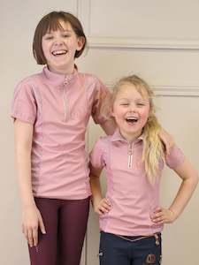 Glimmer Pink Mini Base Layer With Long Sleeves