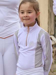 Glimmer White Mini Base Layer With Long Sleeves