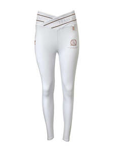 Frontpage: Celeste White Crystal Leggings