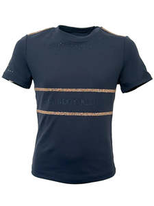 Clothing: Callie Mini Navy Crystal T-Shirt