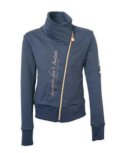 Sabrina Mini Sport in Navy With Ruffle Collar Top