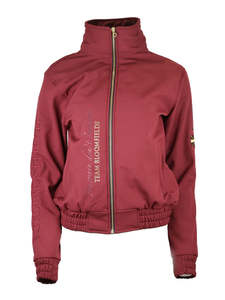 Clothing: Felicity Burgundy Showerproof Jacket