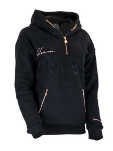 Luna - Black with Rose Gold - Hoodie