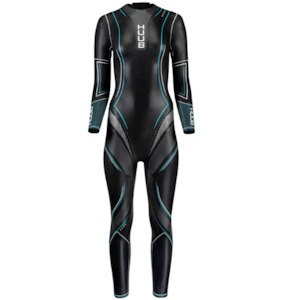 Wetsuits 1: HUUB - Womens - Aura 2 3:3 Wetsuit - Sky Blue