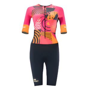 All Tri Openwater: HUUB - Womens - Her Spirit Long Course Tri Suit - Patchwork