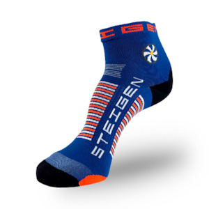 All Tri Openwater: Steigen - 1/4 Length Running Socks - Royal Blue