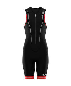 Tri Suits Mens: HUUB - Mens - RaceLine Tri Suit - Red/Black