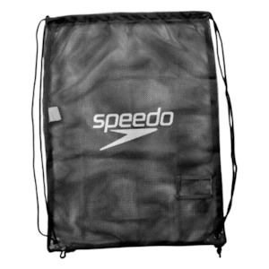 Accessories Bags: Speedo - Mesh Equipment Bag - Black/White