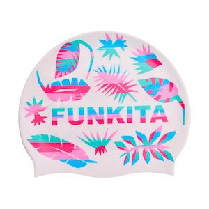 Funkita - Silicone Swimming Cap - Lost Leaf