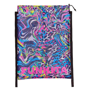 Accessories Bags: Funky - Mesh Gear Bag - Lolly Leopard