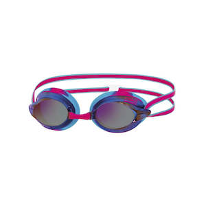 Goggles Adult Pool Racing: Zoggs - Racespex Rainbow Mirror Goggle - Pink/Blue