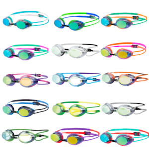 Goggles Adult Pool Training: Vorgee - Missile Fuze Rainbow Mirror Goggle - Assorted Colours