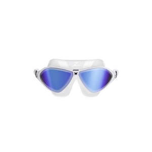 Goggles Adult Pool Training: Zoggs - Horizon Flex Mask Titanium - Clear White Mirrored Blue