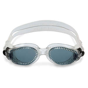 1 All Goggles: Aqua Sphere - Kaiman Goggle - Smoke Lens Clear Frame