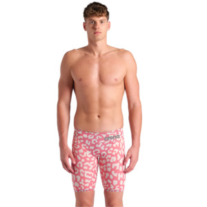 Arena - Mens - Powerskin Carbon Air2 Jammer - Limited Edition Leopard Skin Geranium