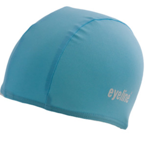 1 Caps: Eyeline - Kids Polyester Swim Cap - Powder Blue