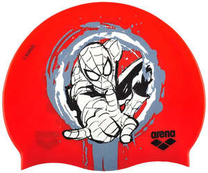 1 Caps: Arena - Silicone Swim Cap - Spiderman