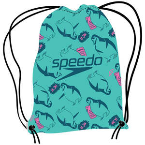 Mesh Bags: Speedo - Printed Mesh Bag - Light Adriatic/Nordic Teal/Flamingo Pink