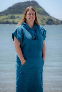 2Wel - Unisex Hooded Towel S-XL - Aqua