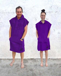 2Wel - Unisex Hooded Towel S-XL - Purple