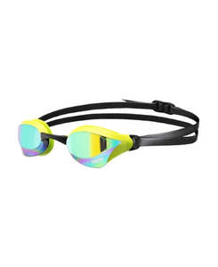 Goggles Adult: Arena - Cobra Core Swipe Mirror Goggle - Emerald-Cyber Lime