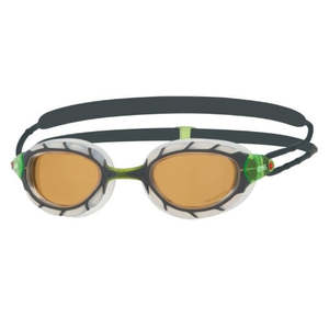 Goggles Adult: Zoggs - Predator Polarized Ultra Goggle - Small Fit - Mint/Grey/Copper