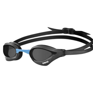 Goggles Adult: Arena - Cobra Core Swipe Goggle - Smoke/Black-Blue