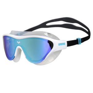 Goggles Adult: Arena - The One Mask Mirror - Blue/White/Black