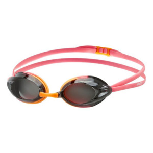 Goggles Adult Pool Racing: Speedo - Opal Smoke Lens Goggle - Pink/Orange