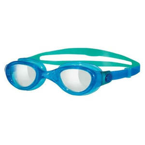 Goggles Adult Pool Training: Zoggs - Phantom Clear Goggle - Blue/Green