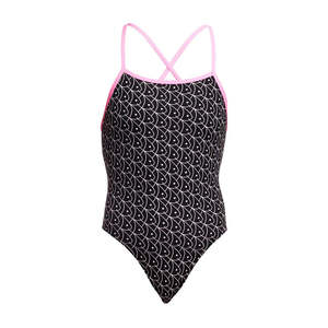 Swimwear Womens One Piece: Funkita - Womens - Tie Me Tight One Piece - Summer Fish