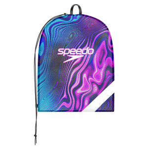 Accessories Bags: Speedo - Vanquisher Printed Mesh Bag - Printed Neon Jelly