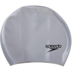 Speedo - Silicone Long Hair Cap - Silver