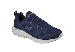 Skechers Clearance: Mens Skechers Bounder – Rinstet Navy