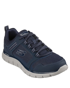 Skechers Clearance: Mens Skechers Track Knockhill – Navy