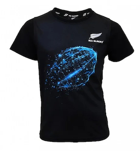 All Blacks Kids Rugby Ball T-shirt