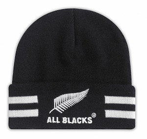 All Blacks Kids Turn Up Beanie