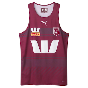 Products: QLD Maroons 2025 Training Singlet