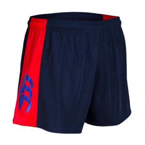 Clothing: Mens Canterbury Pannelled Polyester Shorts Navy